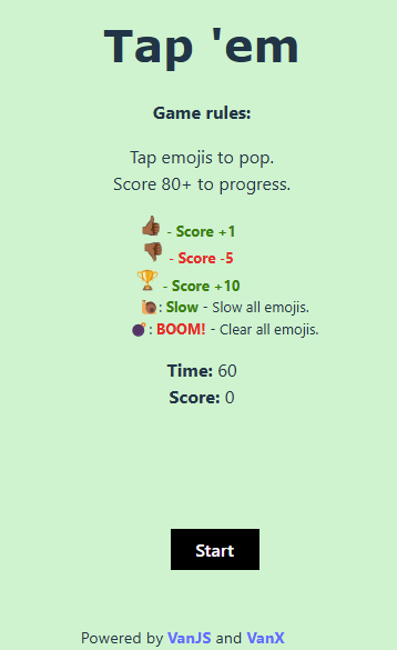 Tap'Em Game